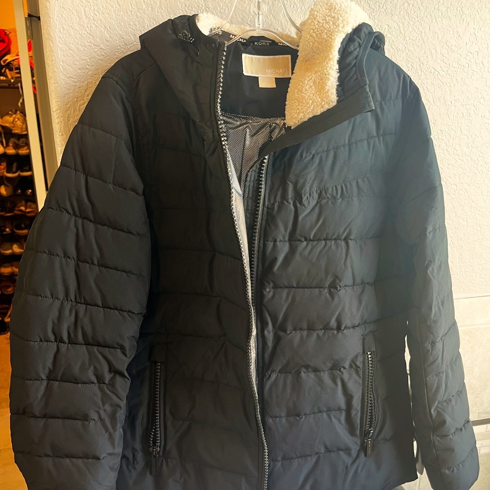 Black Puffer Jacket - image 1